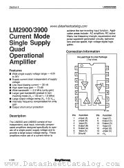 LM3900 datasheet pdf Raytheon