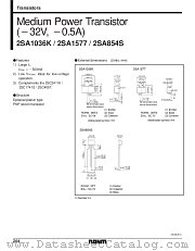 2SA854S datasheet pdf ROHM