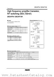 2SC4713K datasheet pdf ROHM