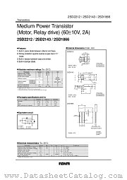 2SD1866 datasheet pdf ROHM