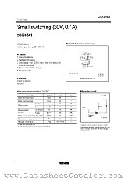 2SK3541 datasheet pdf ROHM