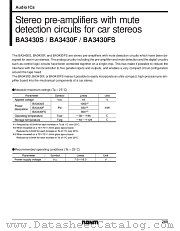 BA3430F/FS/S datasheet pdf ROHM