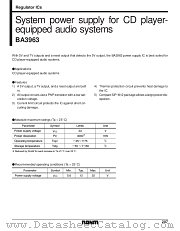 BA3963 datasheet pdf ROHM