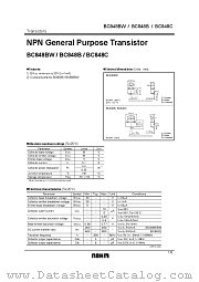 BC848B,C datasheet pdf ROHM