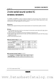 BH3856S/FS datasheet pdf ROHM