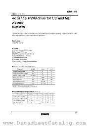 BH6518FS datasheet pdf ROHM