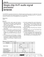 BH7801BK datasheet pdf ROHM