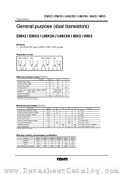 UMX2N datasheet pdf ROHM