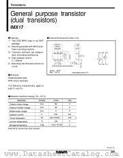 IMX17 datasheet pdf ROHM