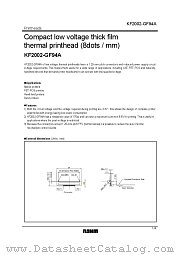 KF2002-GF94A datasheet pdf ROHM