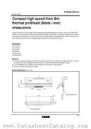 KF2004-GF41A datasheet pdf ROHM