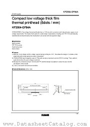 KF2004-GF84A datasheet pdf ROHM