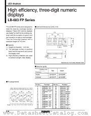 LB-603VF/VP datasheet pdf ROHM