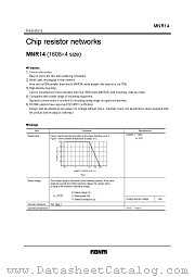 MNR14 datasheet pdf ROHM