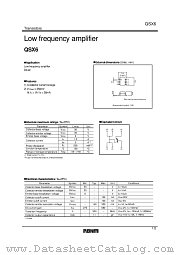 QSX6 datasheet pdf ROHM