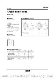 RB480K datasheet pdf ROHM