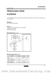 RLD78PZW2 datasheet pdf ROHM