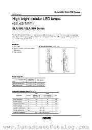 SLA-360LT datasheet pdf ROHM