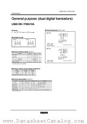 UMA10N datasheet pdf ROHM