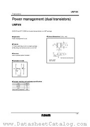 UMF4N datasheet pdf ROHM