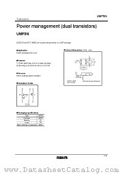 UMF5N datasheet pdf ROHM