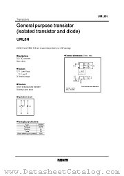 UML6N datasheet pdf ROHM