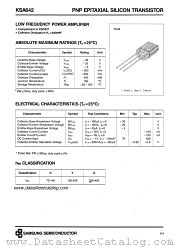 KSA642 datasheet pdf Samsung Electronic