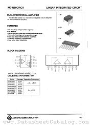 MC4558IN datasheet pdf Samsung Electronic