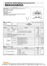 BKR400ABZ50 datasheet pdf SanRex