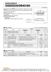 KD30GB40 datasheet pdf SanRex