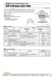 DF100AA160 datasheet pdf SanRex