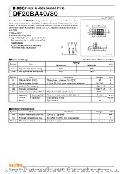 DF20BA40 datasheet pdf SanRex