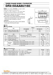 DFA150AA80 datasheet pdf SanRex