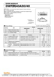 DWR40A40 datasheet pdf SanRex