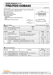 FRD100BA60 datasheet pdf SanRex