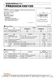 FRS200CA120 datasheet pdf SanRex