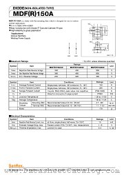 MDR150A30 datasheet pdf SanRex