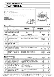 PWB200AA30 datasheet pdf SanRex