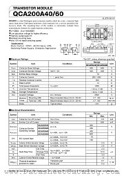 QCA200A60 datasheet pdf SanRex