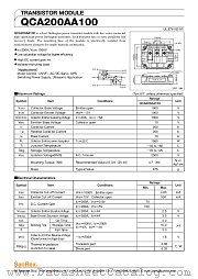 QCA200AA100 datasheet pdf SanRex