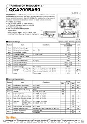 QCA200BA60 datasheet pdf SanRex