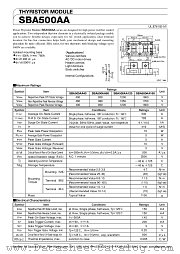 SBA500AA120 datasheet pdf SanRex