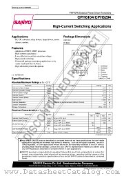 CPH6204 datasheet pdf SANYO