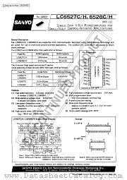 LC6527C datasheet pdf SANYO