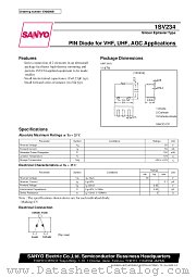 1SV234 datasheet pdf SANYO