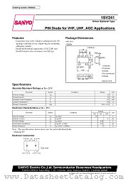 1SV241 datasheet pdf SANYO