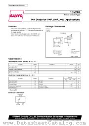 1SV248 datasheet pdf SANYO