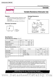 1SV294 datasheet pdf SANYO