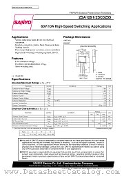 2SA1291 datasheet pdf SANYO