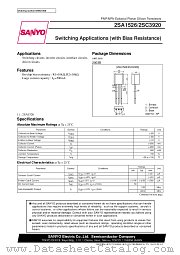 2SA1526 datasheet pdf SANYO